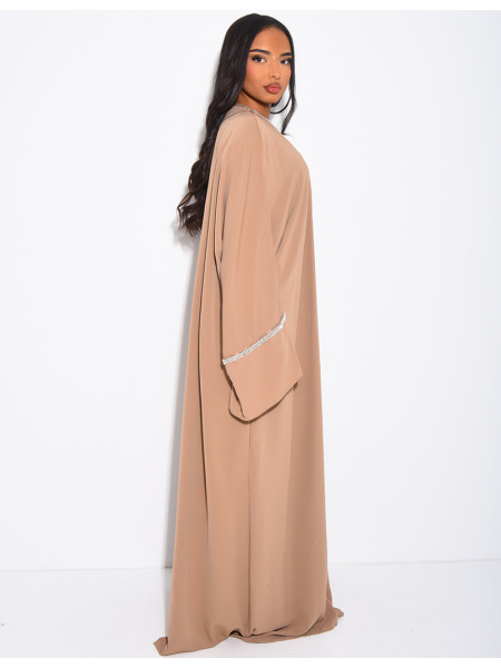 Oversized kimono with small beads