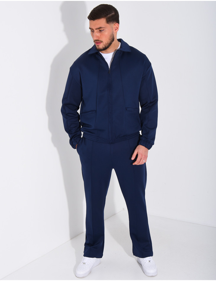 Ensemble pantalon et veste à col