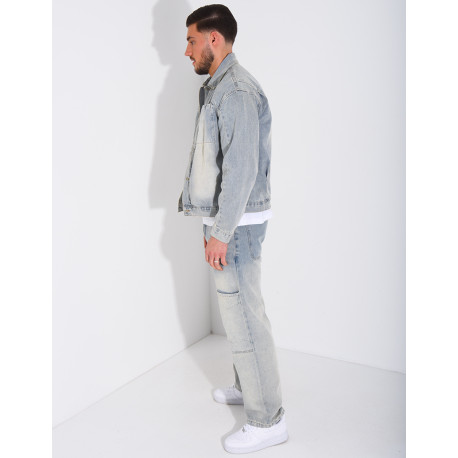 Ensemble en jeans pantalon et veste