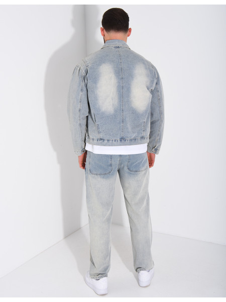 Ensemble en jeans pantalon et veste