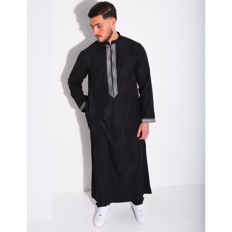 Qamis à fermeture éclaire