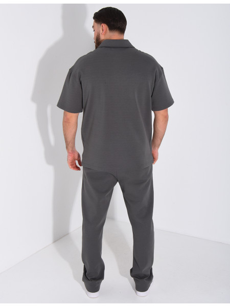 Ensemble pantalon et polo à zip