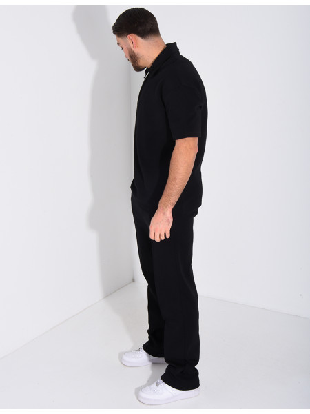 Ensemble pantalon et polo à zip