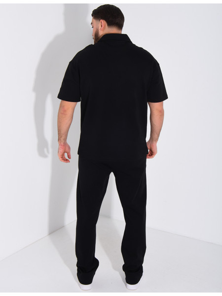 Ensemble pantalon et polo à zip