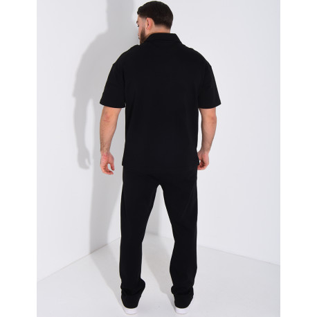 Ensemble pantalon et polo à zip