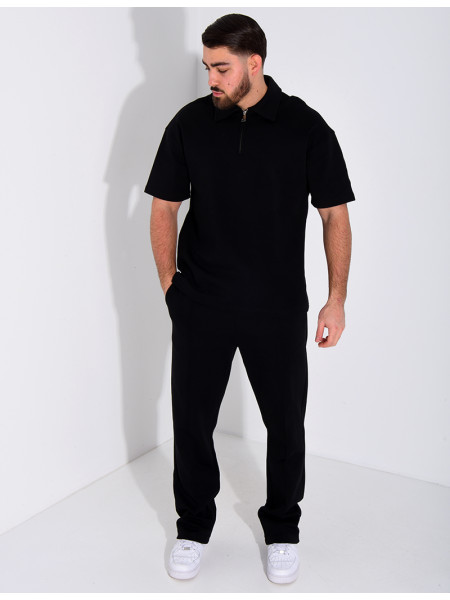 Ensemble pantalon et polo à zip