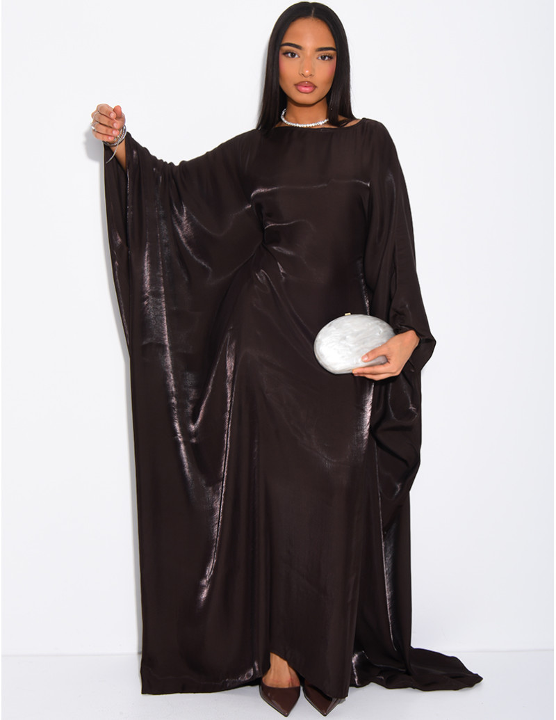 Abaya ample en en tissu...