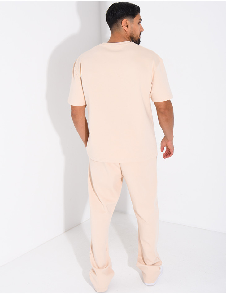 Ensemble pantalon et t-shirt lettre H