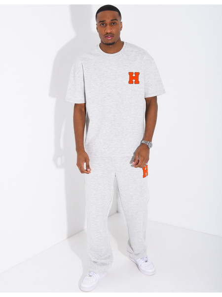 Ensemble pantalon et t-shirt lettre H