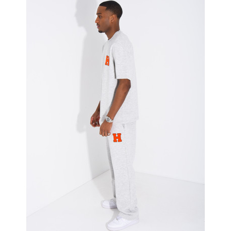 Ensemble pantalon et t-shirt lettre H