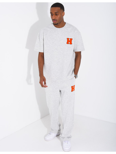 Ensemble pantalon et t-shirt lettre H