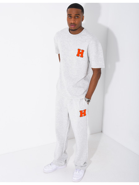 Ensemble pantalon et t-shirt lettre H