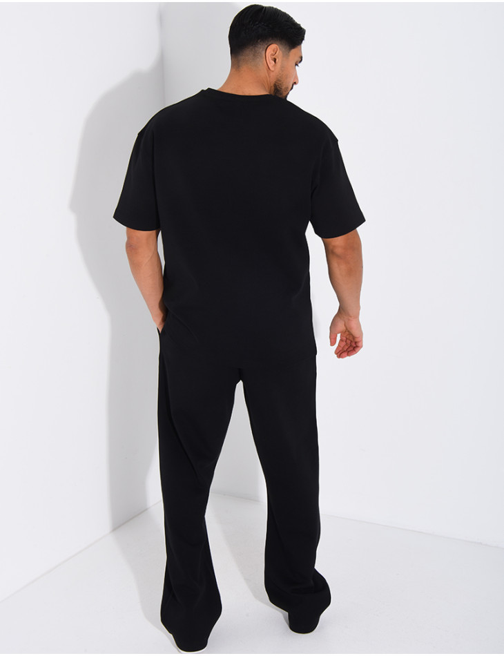 Ensemble pantalon et t-shirt lettre H