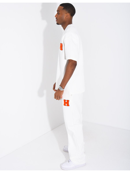 Ensemble pantalon et t-shirt lettre H