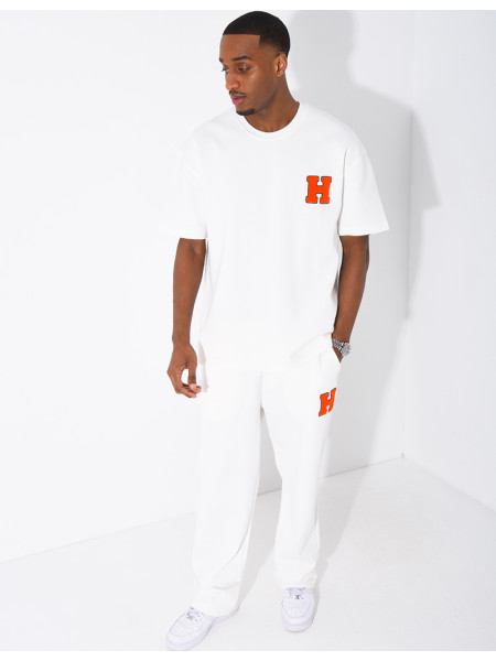 Ensemble pantalon et t-shirt lettre H