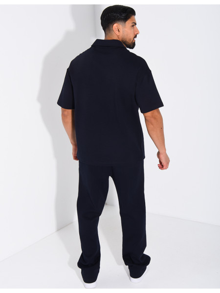 Ensemble pantalon et polo à zip