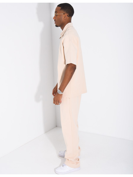Ensemble pantalon et polo à zip