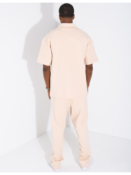 Ensemble pantalon et polo à zip