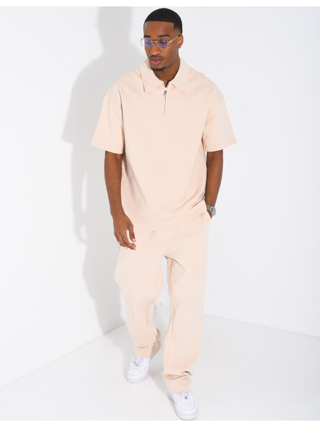 Ensemble pantalon et polo à zip