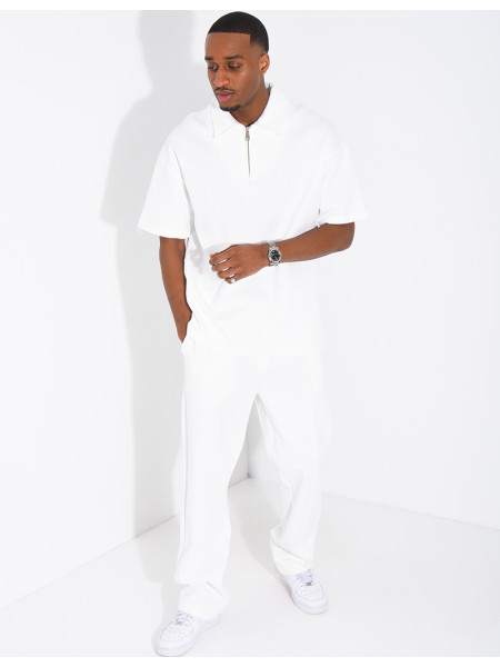 Ensemble pantalon et polo à zip