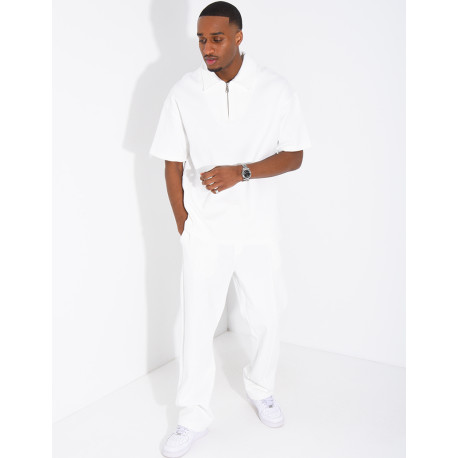 Ensemble pantalon et polo à zip