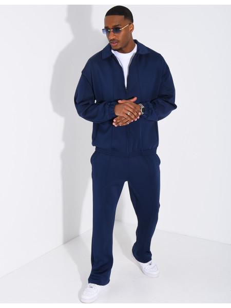 Ensemble pantalon et veste à col