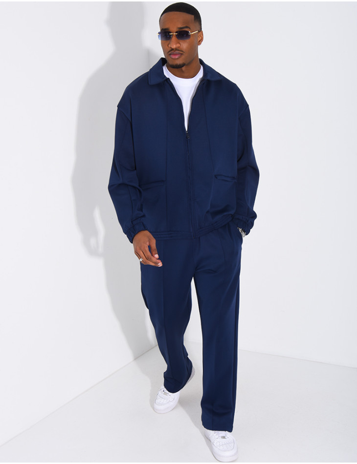 Ensemble pantalon et veste à col