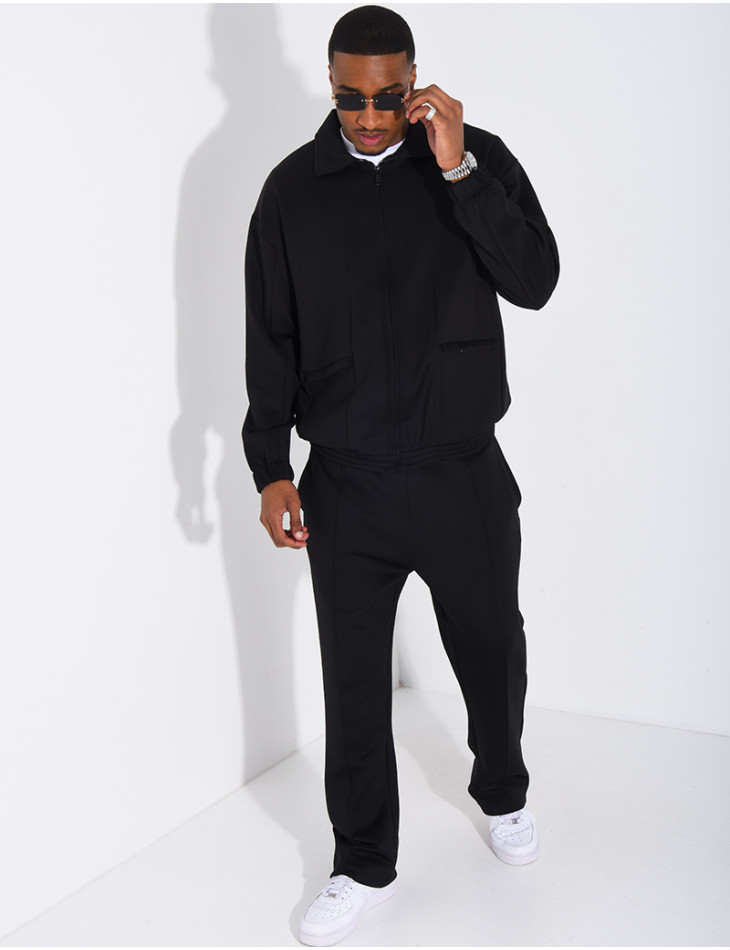 Ensemble pantalon et veste à col