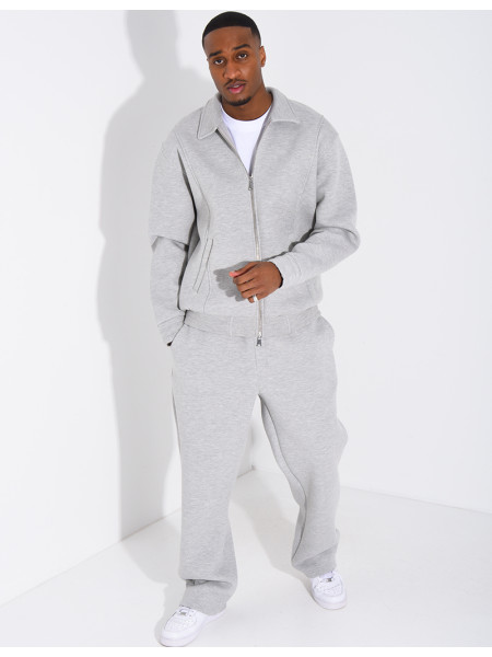 Ensemble de jogging pantalon et veste col montant