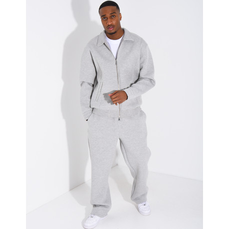 Ensemble de jogging pantalon et veste col montant