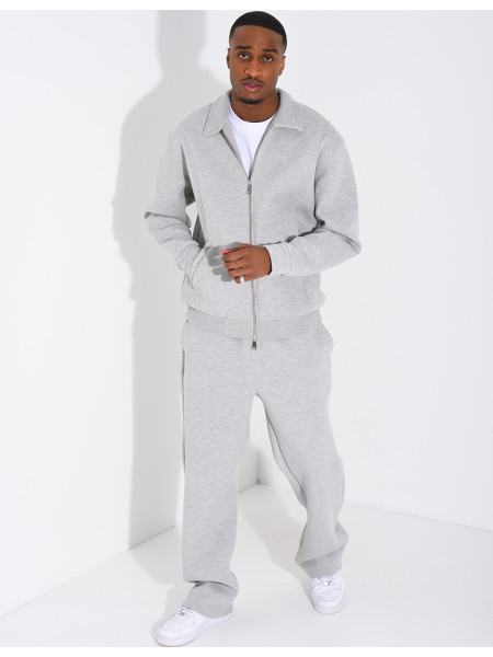 Ensemble de jogging pantalon et veste col montant