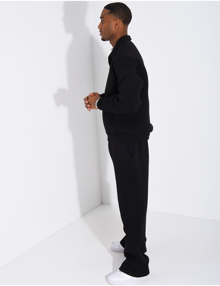 Ensemble de jogging pantalon et veste col montant