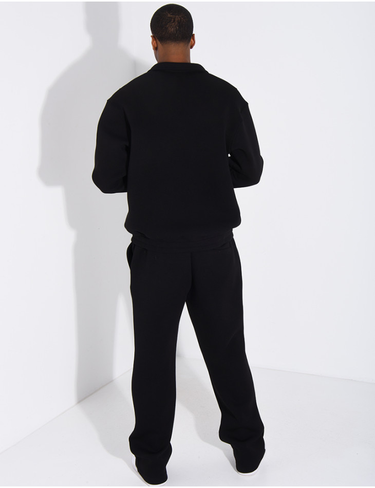 Ensemble de jogging pantalon et veste col montant
