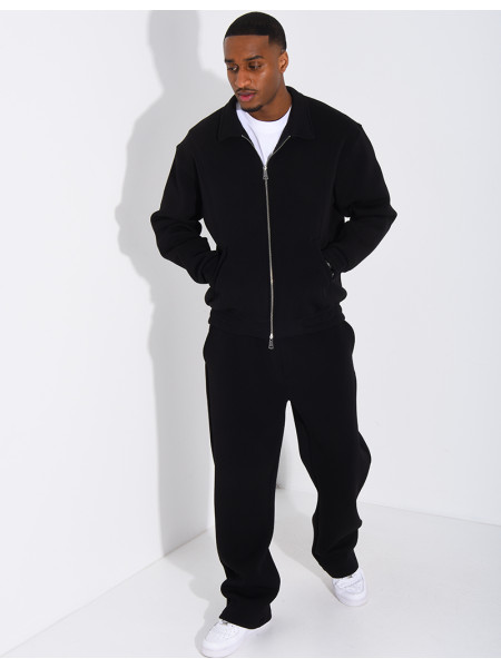 Ensemble de jogging pantalon et veste col montant