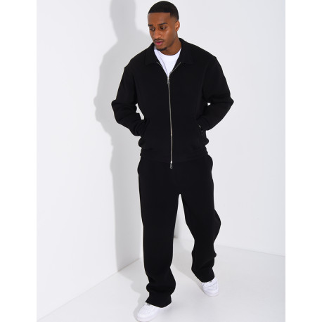 Ensemble de jogging pantalon et veste col montant
