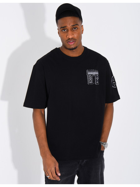 T-shirt avec arc de triomphe