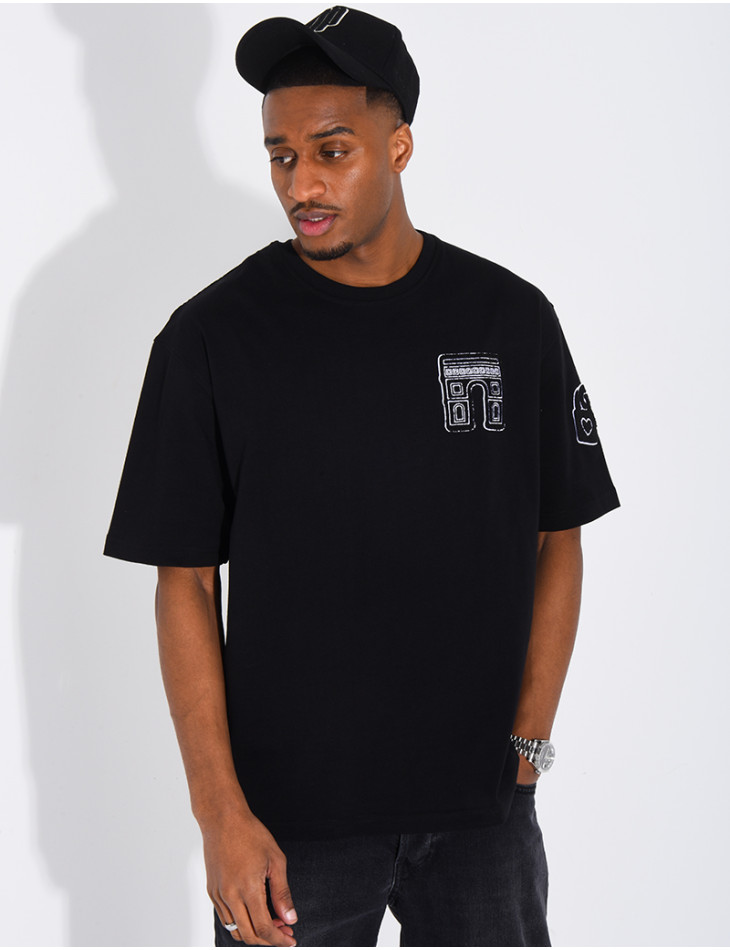T-shirt avec arc de triomphe