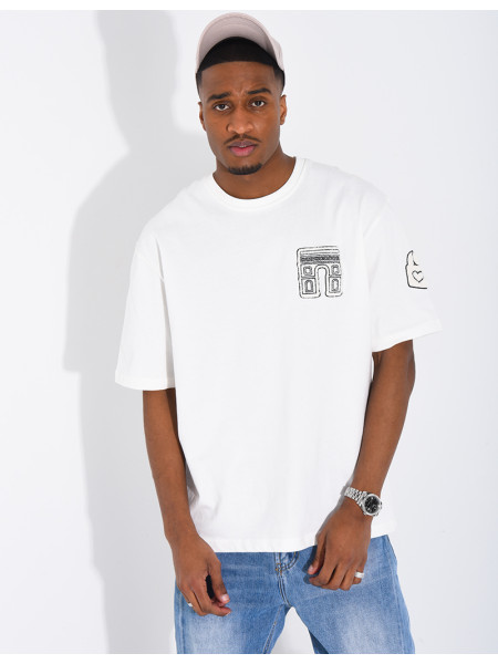 T-shirt avec arc de triomphe