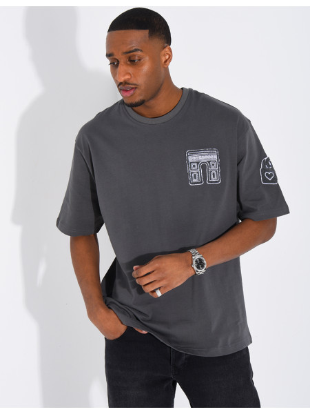 T-shirt avec arc de triomphe