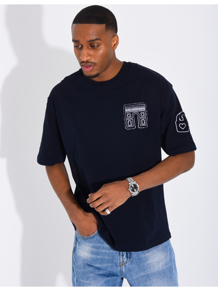 T-shirt avec arc de triomphe