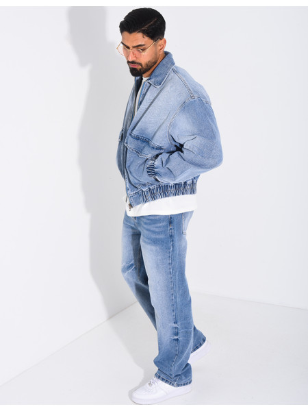 Ensemble en jeans pantalon et veste