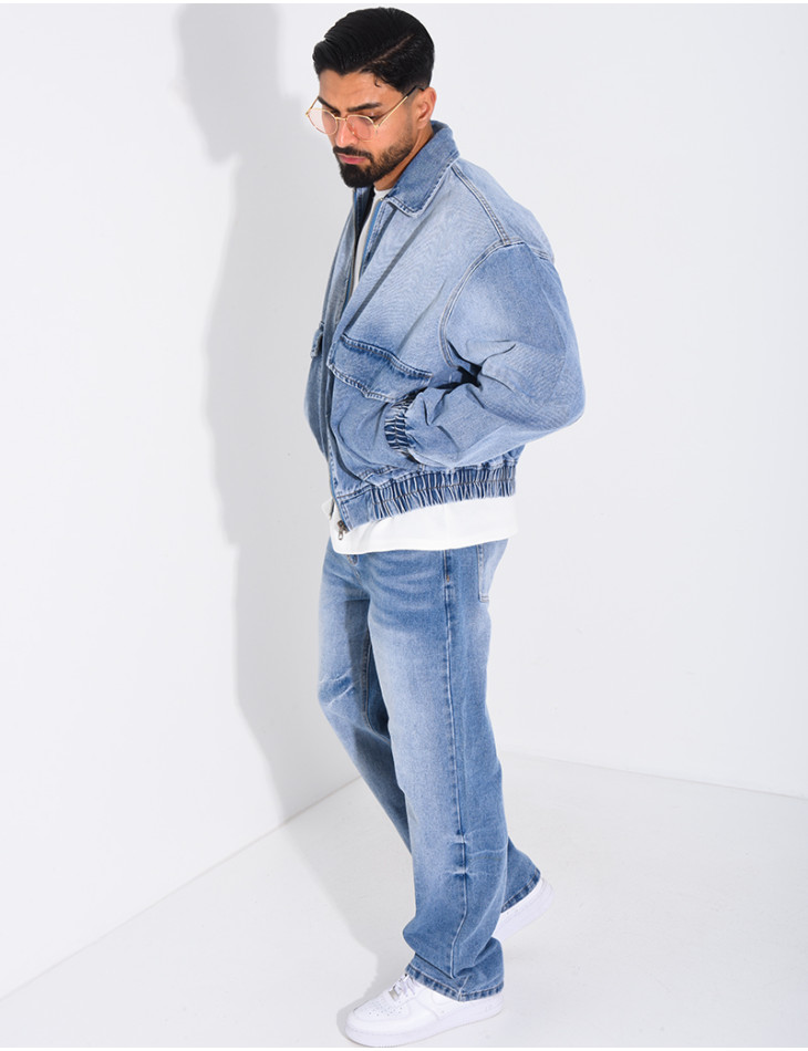 Ensemble en jeans pantalon et veste