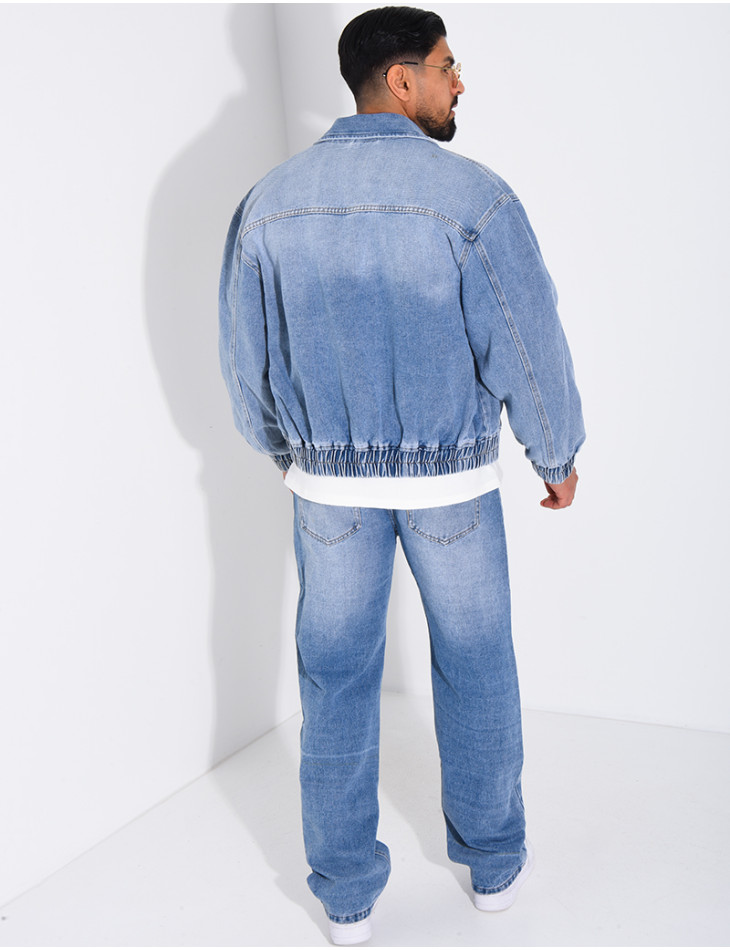 Ensemble en jeans pantalon et veste