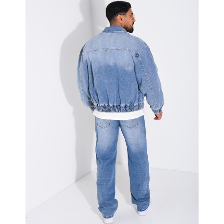 Ensemble en jeans pantalon et veste