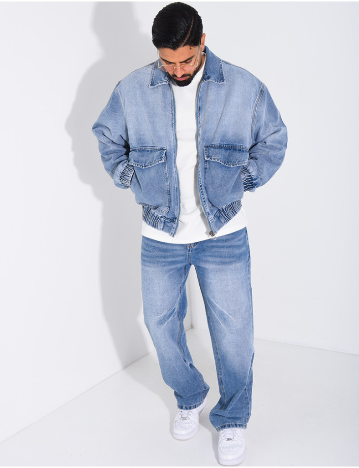 Ensemble en jeans pantalon et veste