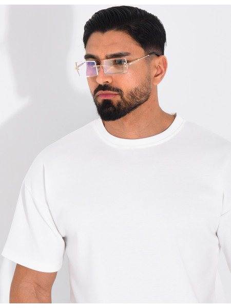 Lunettes transparentes