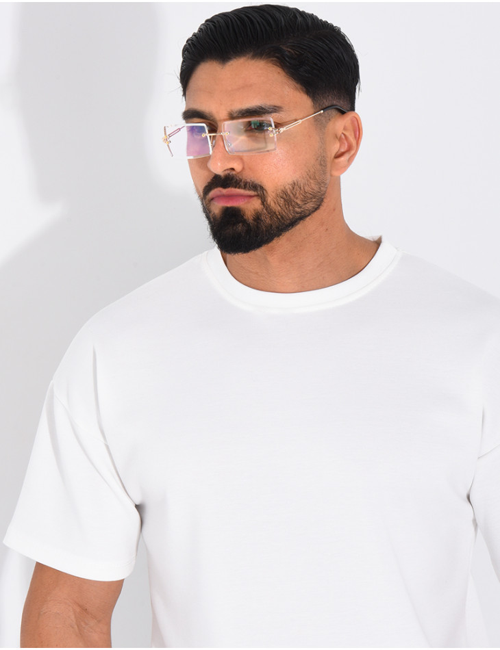 Lunettes transparentes