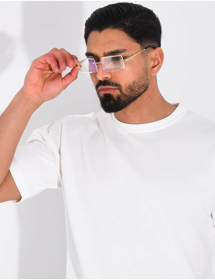 Lunettes transparentes