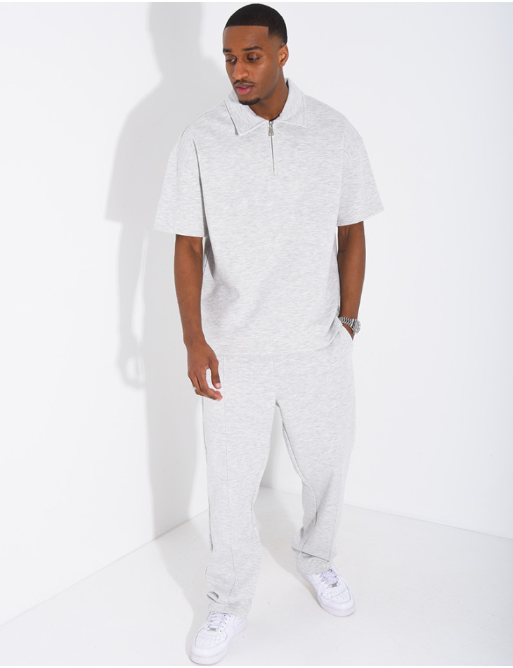 Ensemble pantalon et polo à zip