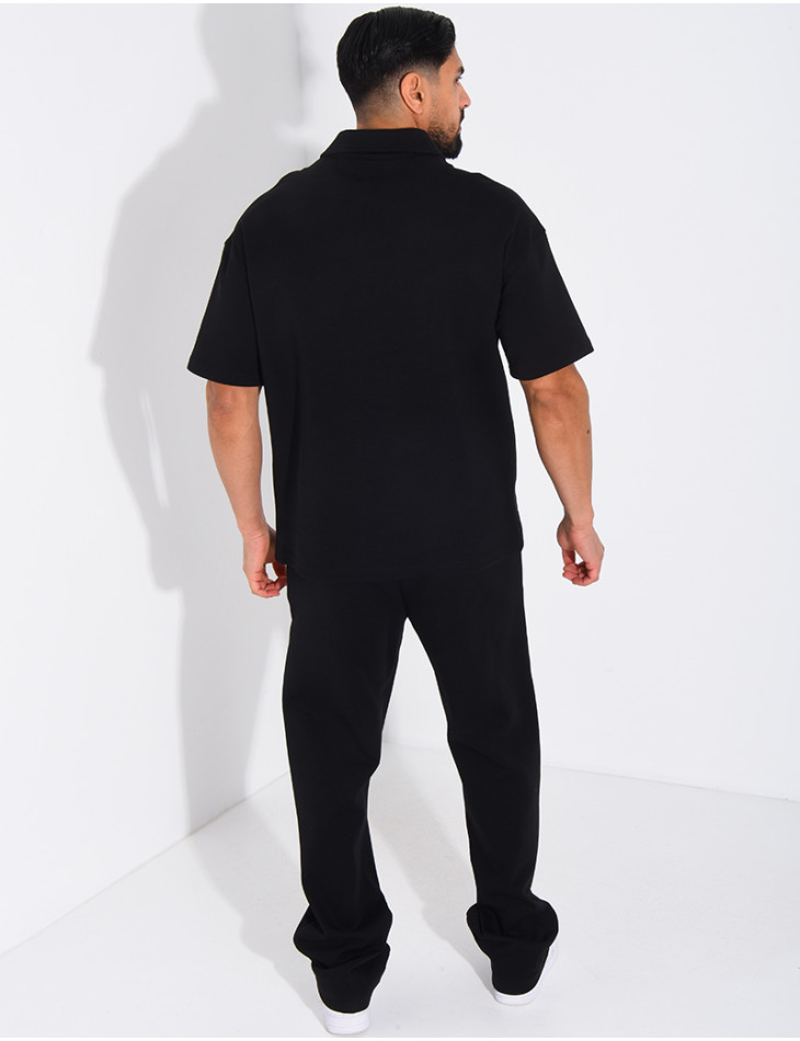 Ensemble pantalon et polo à zip